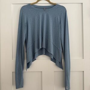 FP Movement by Free People Long Sleeve Blue Top